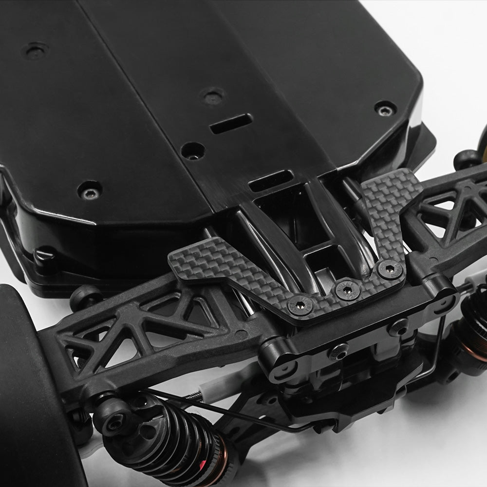 Yeah Racing CARBON DOWN STOP DROOP PLATE FOR TT02 TATT-S04 TT02 SRX TATT-033 ศูนย์ไทย