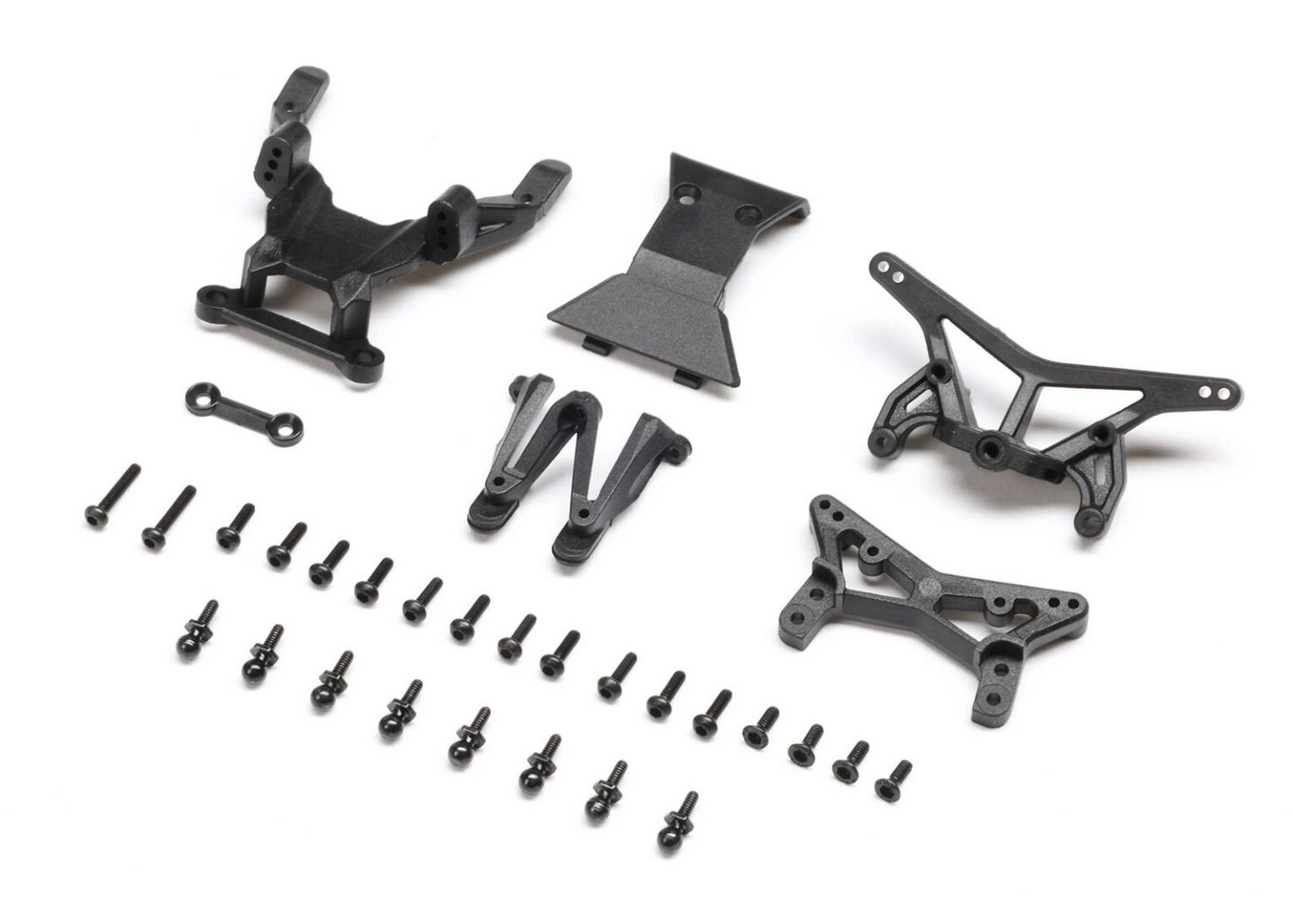 LOSI LOS-1770 Front & Rear Towers, Bumper: Micro-B