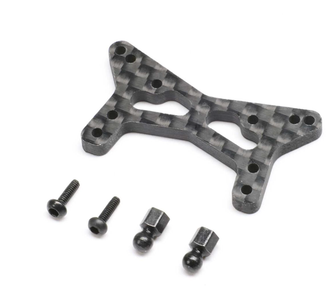 LOSI LOS-1981 Carbon Front Shock Tower: Micro-B