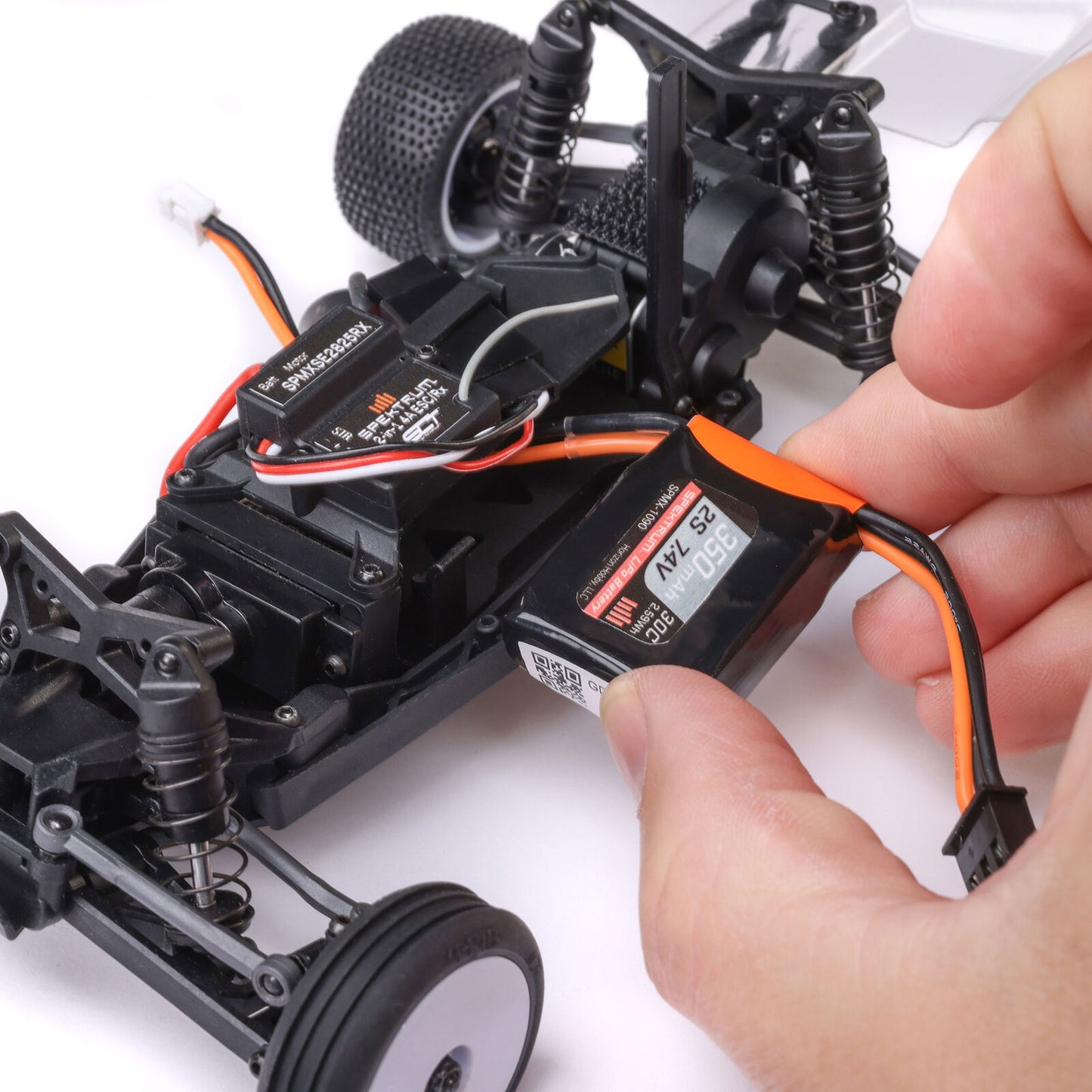 LOSI 1/24 Micro-B 2S 2WD RTR Race Buggy (Battery & Charger Included), White LOS00007T1 ศูนย์ไทย
