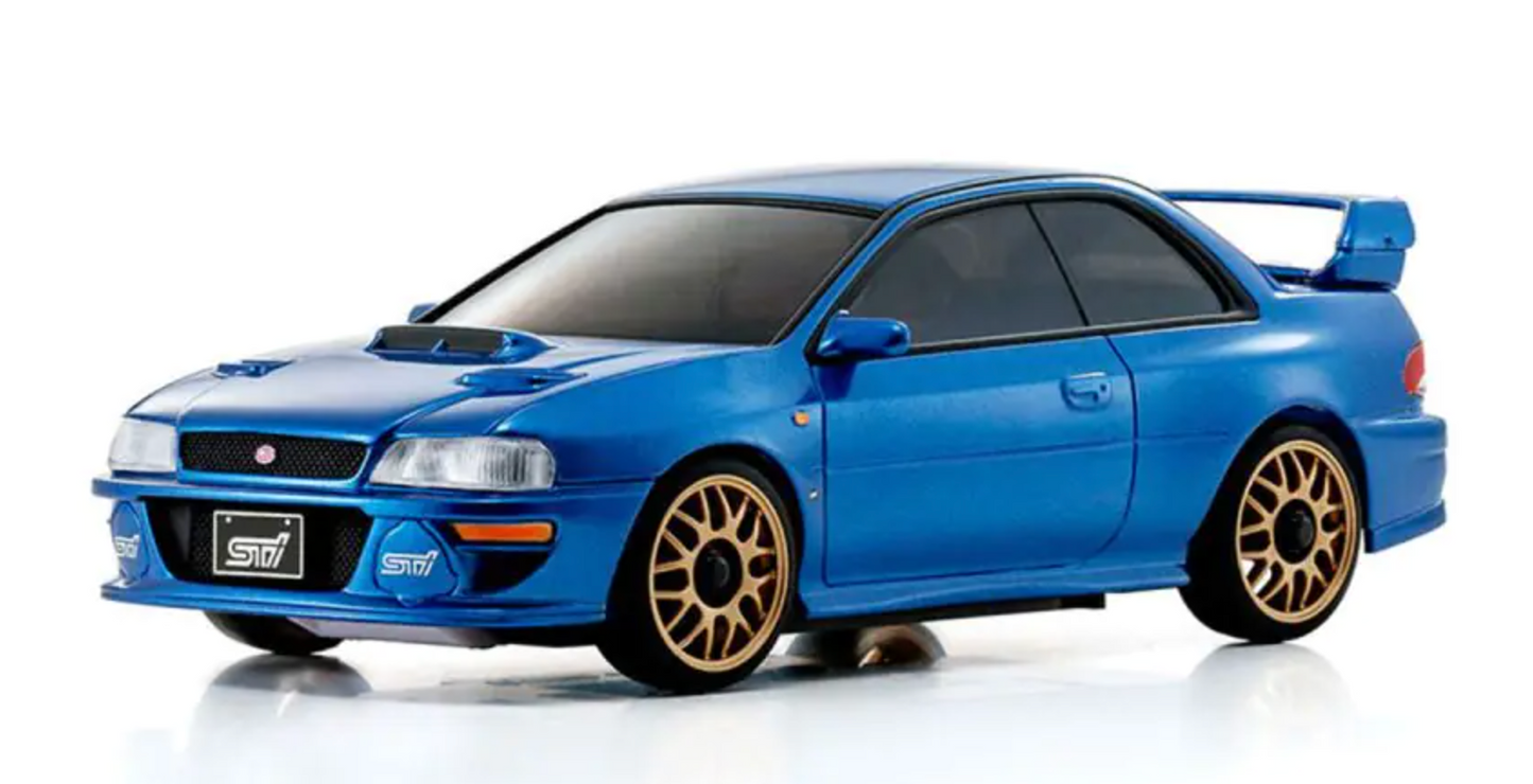 KYOSHO ASC MA020N SUBARU IMPREZA 22B-STi Blue เฉพาะบอดี้ MZP457BL