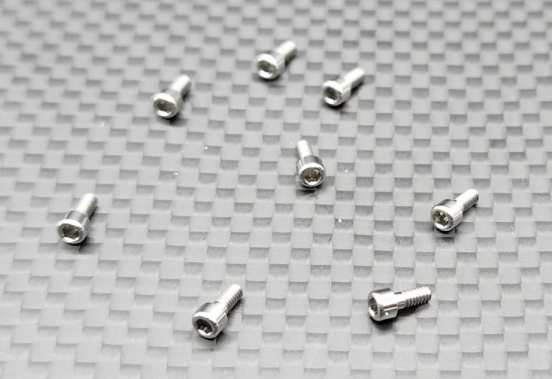 GL racing GTR Ultra Hard CNC screw set (for GTR) M1.6*4 GL-GTR-OP-025