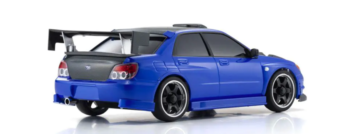 KYOSHO MINI-Z AWD SUBARU IMPREZA with Aero kit and CFRP hood Metallic Blue 32653BL ศูนย์ไทย