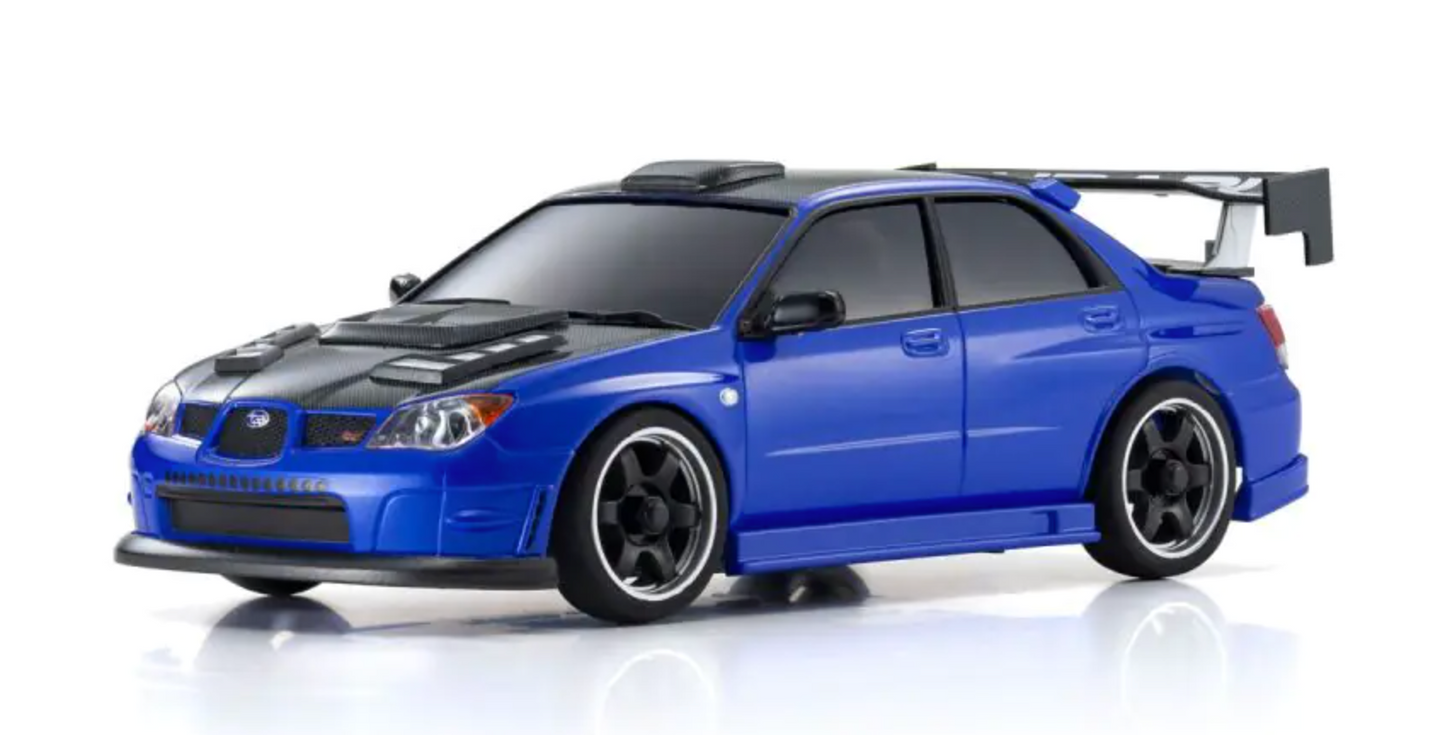 KYOSHO ASC MA-020 SUBARU IMPREZA with Aero kit and CFRP hood Metallic Blue MZP483BL เฉพาะบอดี้ ศูนย์ไทย