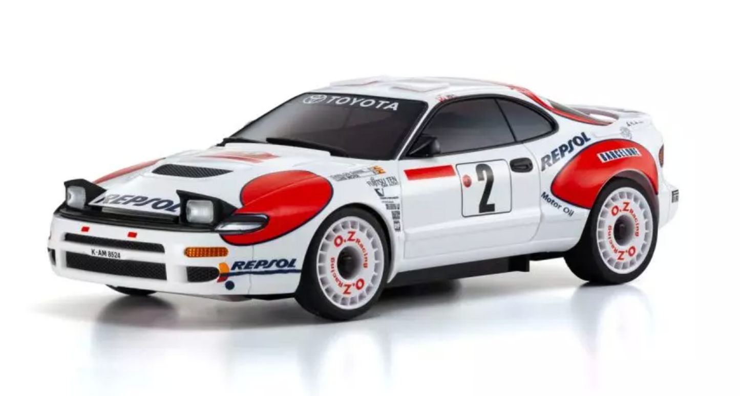 KYOSHO ASC MA020N Toyota CELICA TURBO 4WD No.2 WRC 1992 MZP481CS ศูนย์ไทย เฉพาะบอดี้