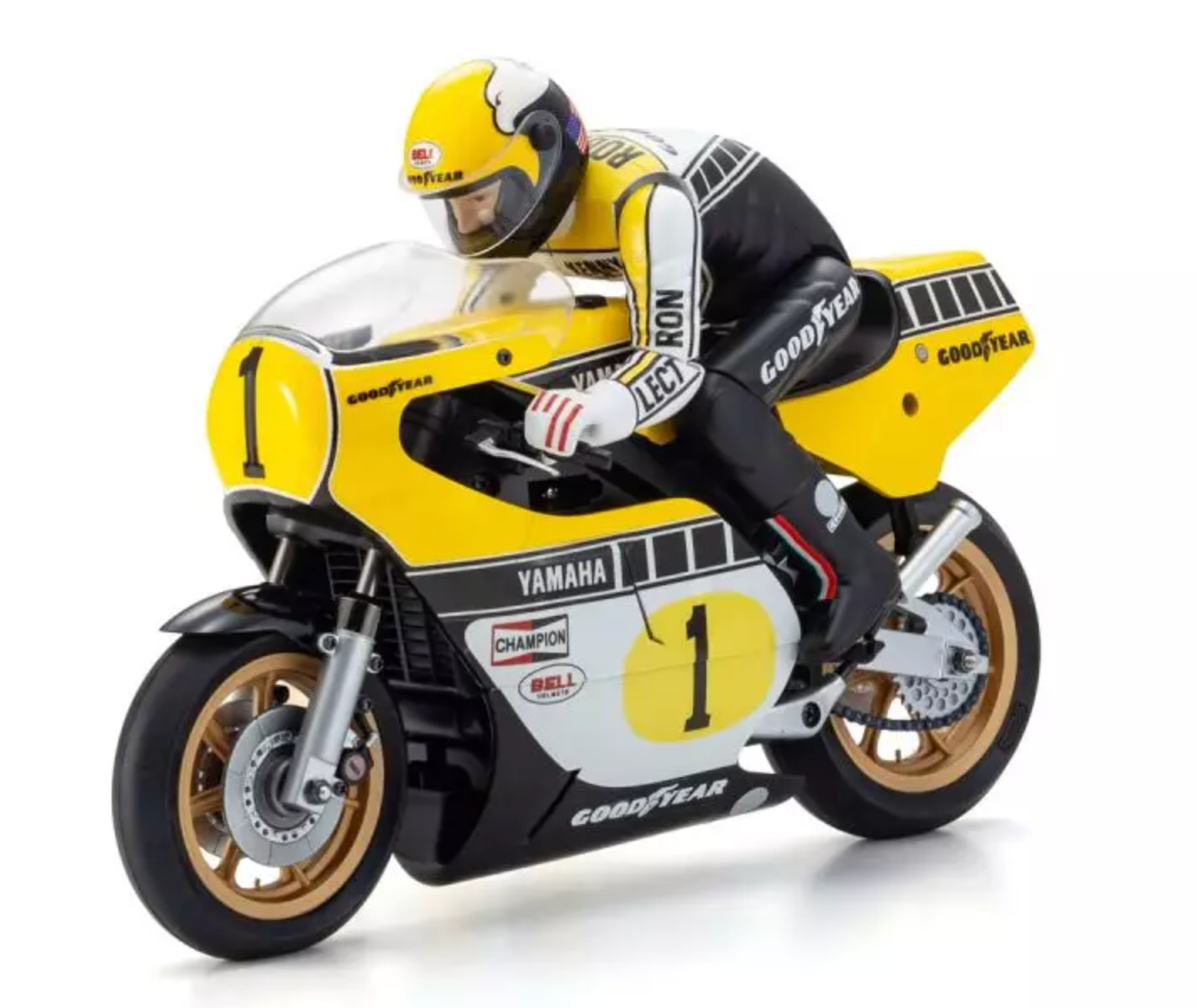 KYOSHO 1:8 Scale RC EP Motorcycles Hanging On Racer YAMAHA YZR500 1978 KIT 34936T1 ศูนย์ไทย