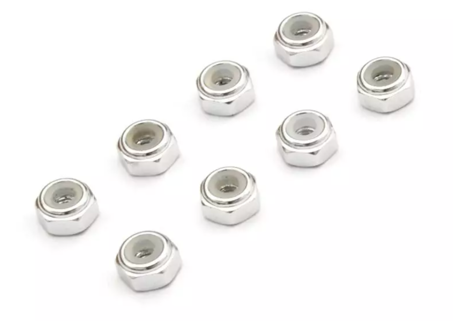 KYOSHO M2 Alu. Nylon Color Nut 8pcs MZW128 ศูนย์ไทย
