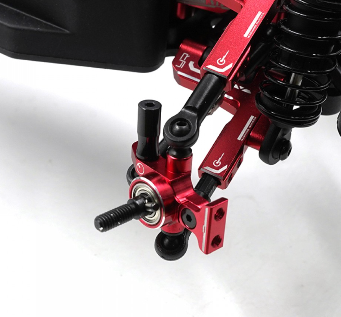 Yeah Racing Aluminum Front Steering Block For Kyosho Fazer D2 FZD2 KYFZ-021RD
