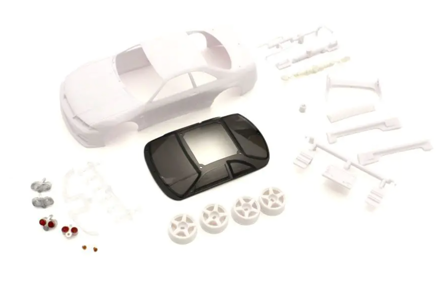 KYOSHO NISSAN GT-R NISMO (R33) White Body Set w/Wheel MZN197 ศูนย์ไทย
