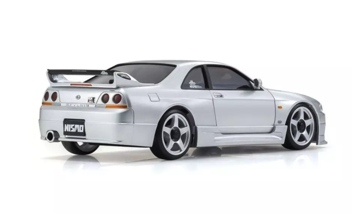 KYOSHO MINI-Z AWD NISSAN SKYLINE GT-R NISMO (R33) Silver 32659S ศูนย์ไทย