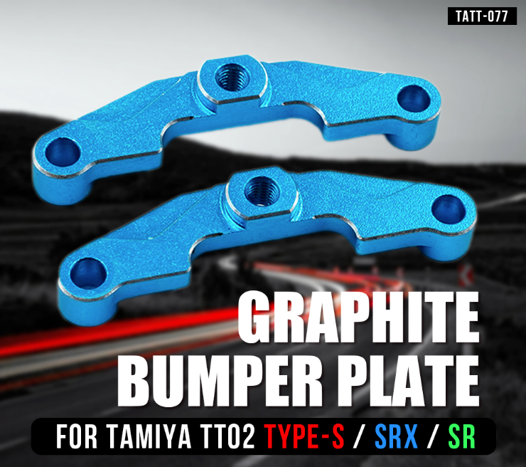Yeah Racing Aluminum Upper Arm Mount For Tamiya TT02 Type-S SRX SR TATT-076BU ศูนย์ไทย