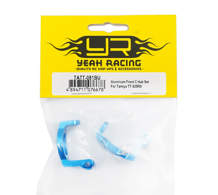 Yeah Racing Aluminum Front C Hub Set For Tamiya TT-02 Type-SRX TATT-081BU ศูนย์ไทย