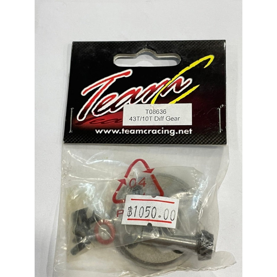 TeamC Racing T08636 43 T And 10 T Differential Gear