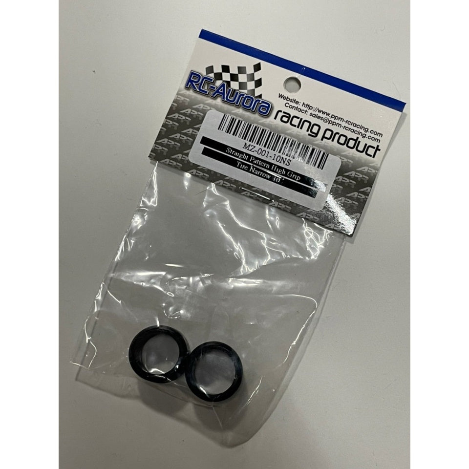 RC Aurora Straight Pattern High Grip Tire Narrow MZ-001