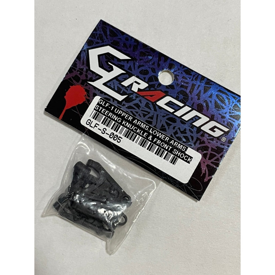 GL Racing GLF-S-005 GLF-1 UPPER ARMS,LOWER ARMS,STEERING KNUCKLE & FRONT SHOCK