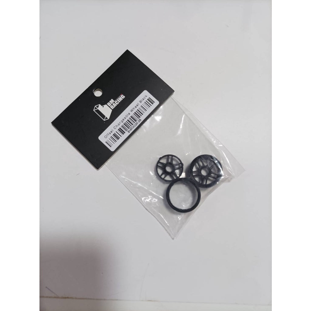 BM RACING Offset Changeable Wheel Black. BMRX026-2B