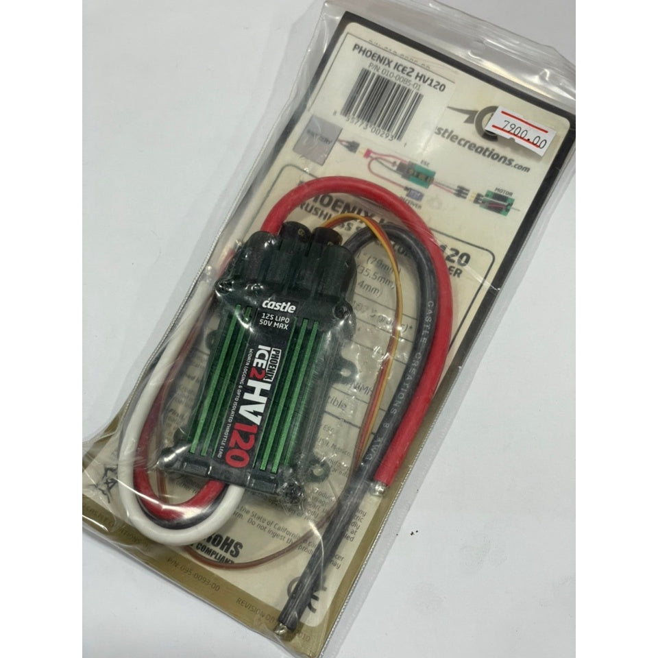 Castle Creations 010-0085-01 Phoenix ICE2 HV 120 Brushless ESC