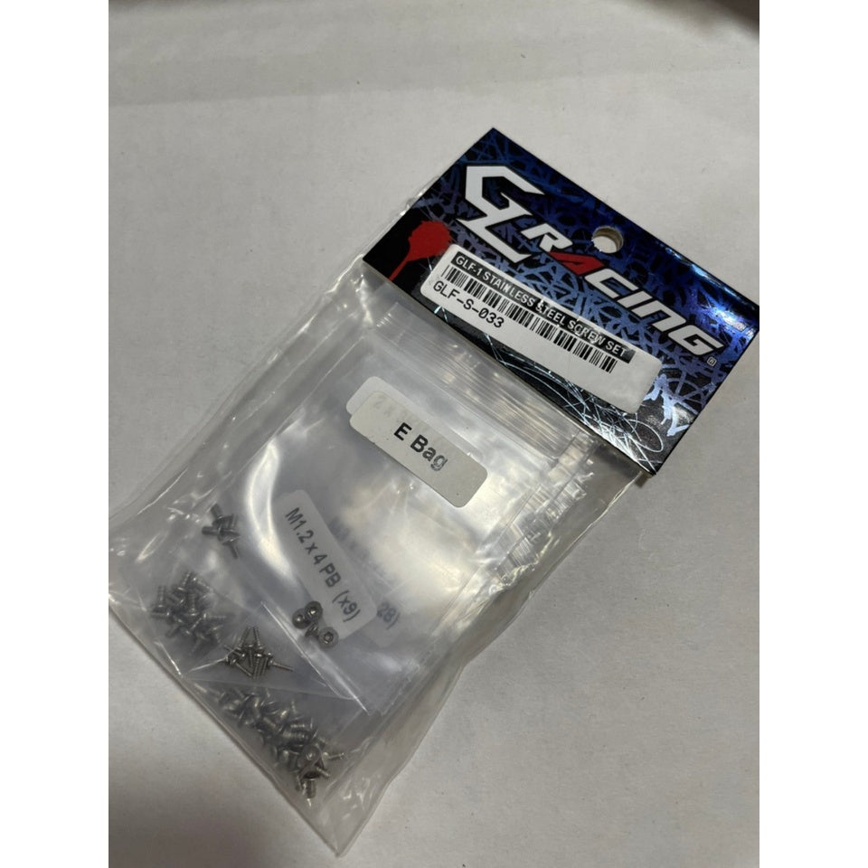 GL Racing GLF-S-033 GLF-1 STAINLESS STEEL SCREW SET