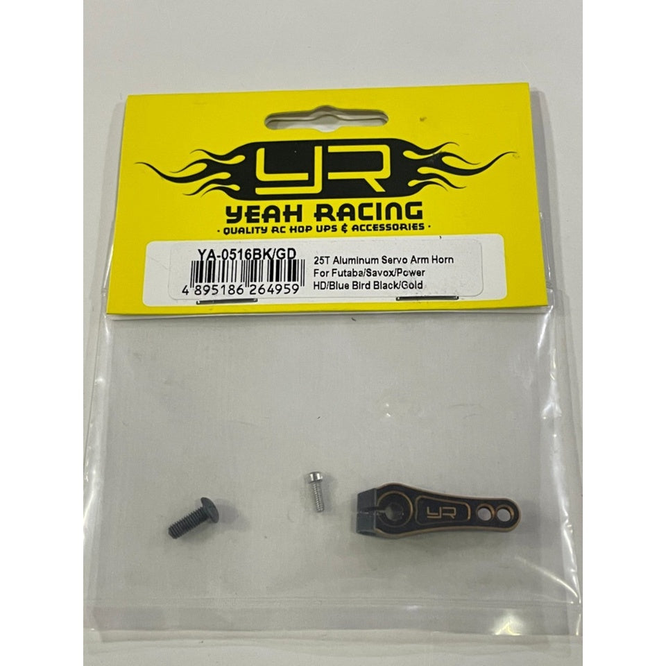 Yeah Racing YA-0516 25T Aluminum Servo Arm Horn For Futaba Savox Power HD Blue Bird Red