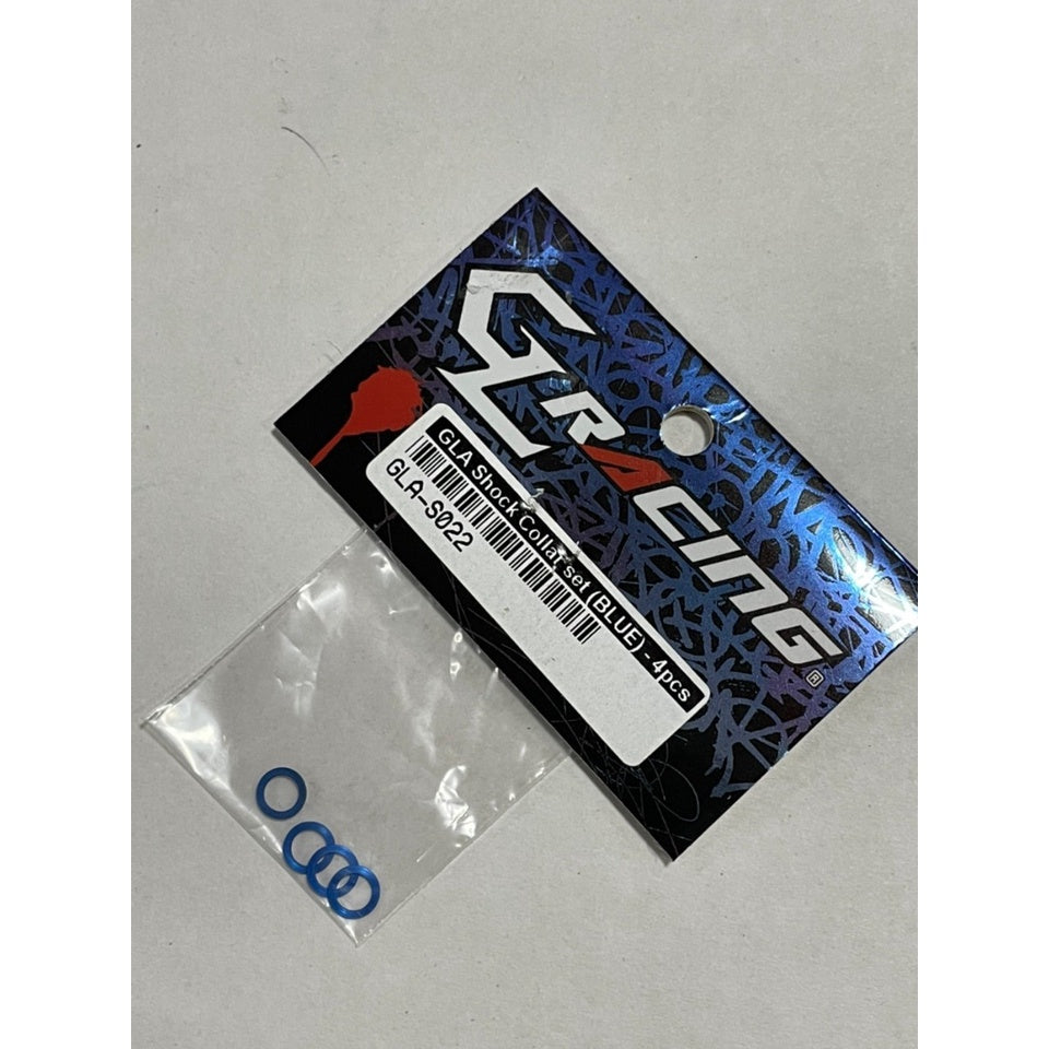 GL Racing GLA-S022 GLA Shock Collar set (BLUE) - 4pcs