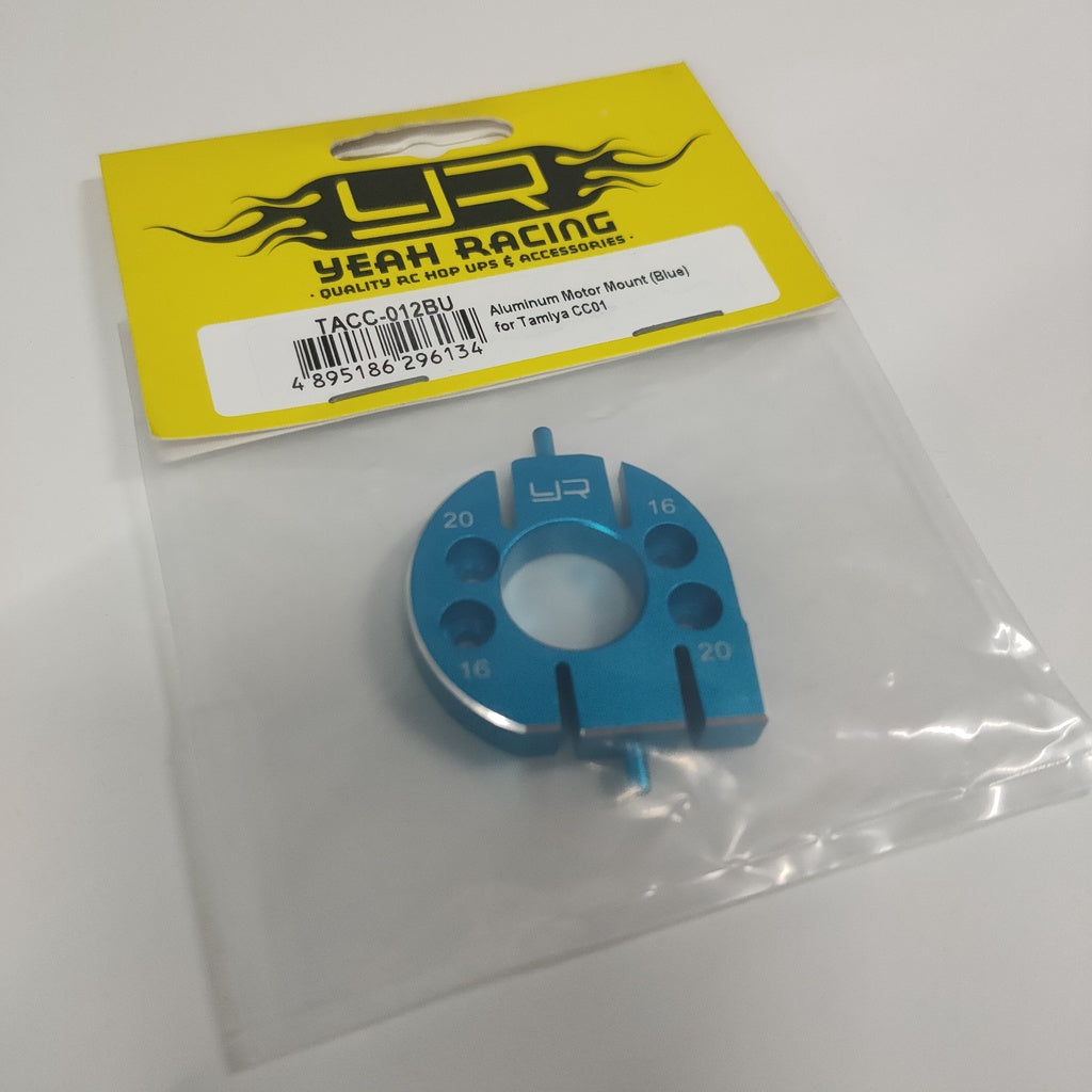 Yeah Racing Aluminum Motor Mount Blue for Tamiya CC01