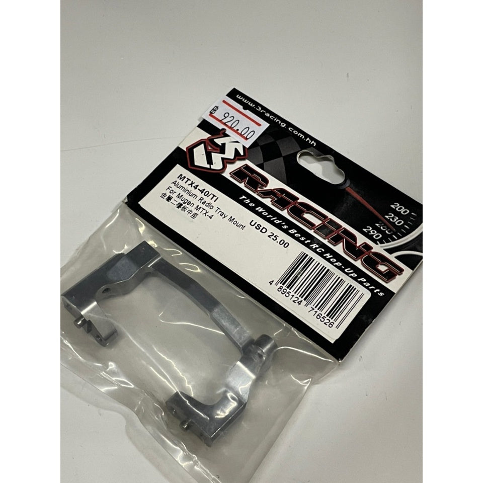 3Racing MTX4-40/TI Aluminium Radio Tray Mount For MTX-4