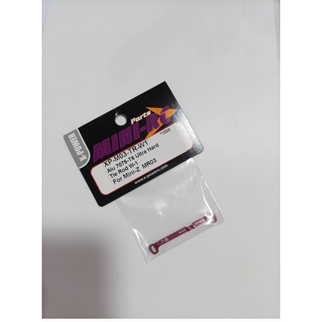XP-M03-TR-W1 Alu 7075-T6 Ultra Hard Tie Rod W-1 For Mini-Z MR03