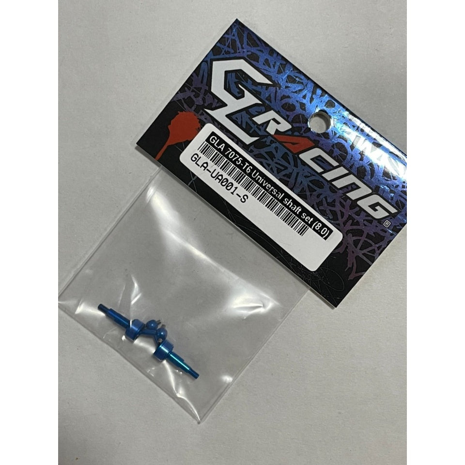 GL Racing GLA-UA001-S GLA 7075-T6 Universal shaft set (8.0)