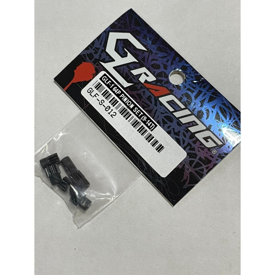 GL Racing GLF-S-012 GLF-1 64P PINION SET (9-14T)