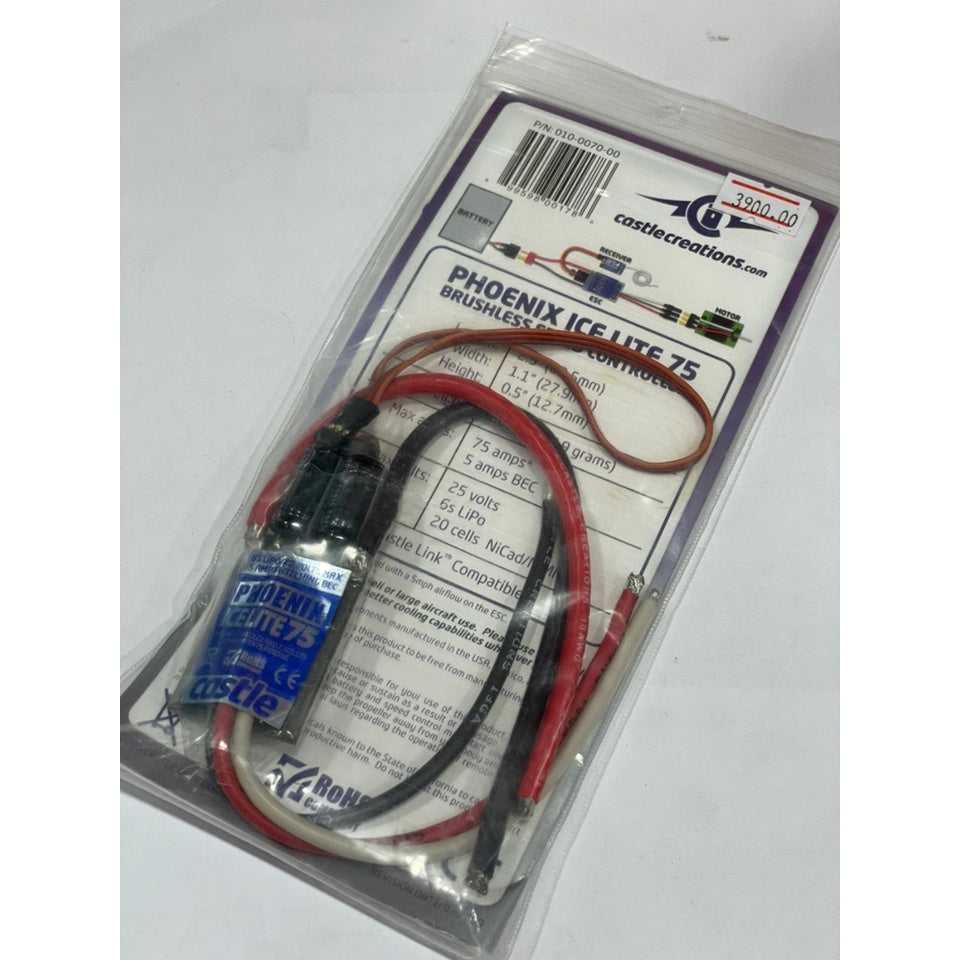 Castle Creations 010-0070-00 Phoenix ICE LITE 75 Brushless ESC