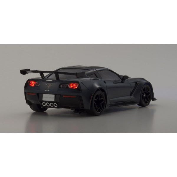 Kyosho MINI-Z RWD Series Ready Set Chevrolet Corvette ZR1 Shadow Gray Metallic (with LED) 32334GM ศูนย์ไทย