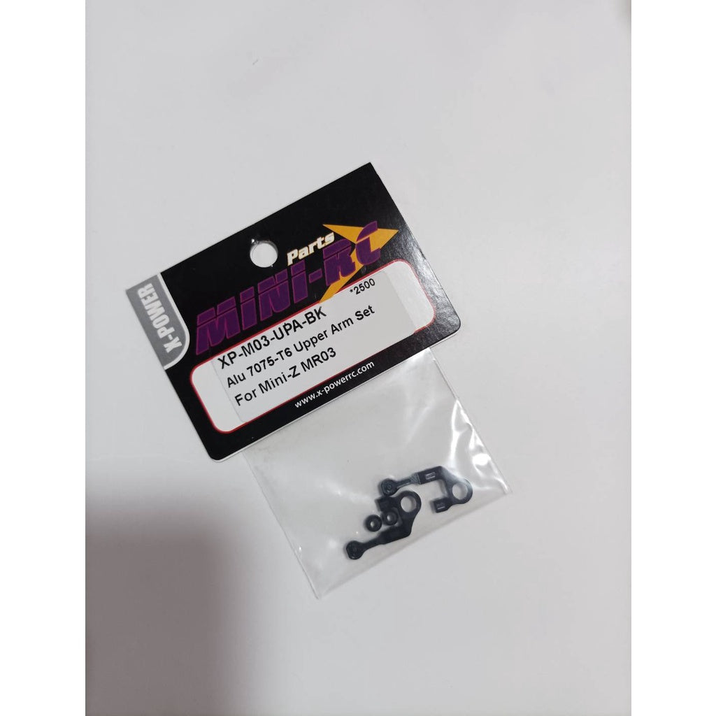 XP-M03-UPA-BK Alu 7075-T6 Upper Arm Set For Mini-Z MR03