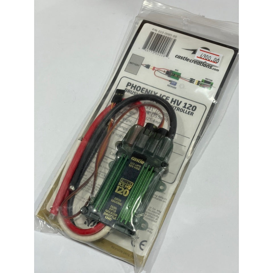 Castle Creations 010-0085-00 Phoenix ICE2 HV 120 Brushless ESC