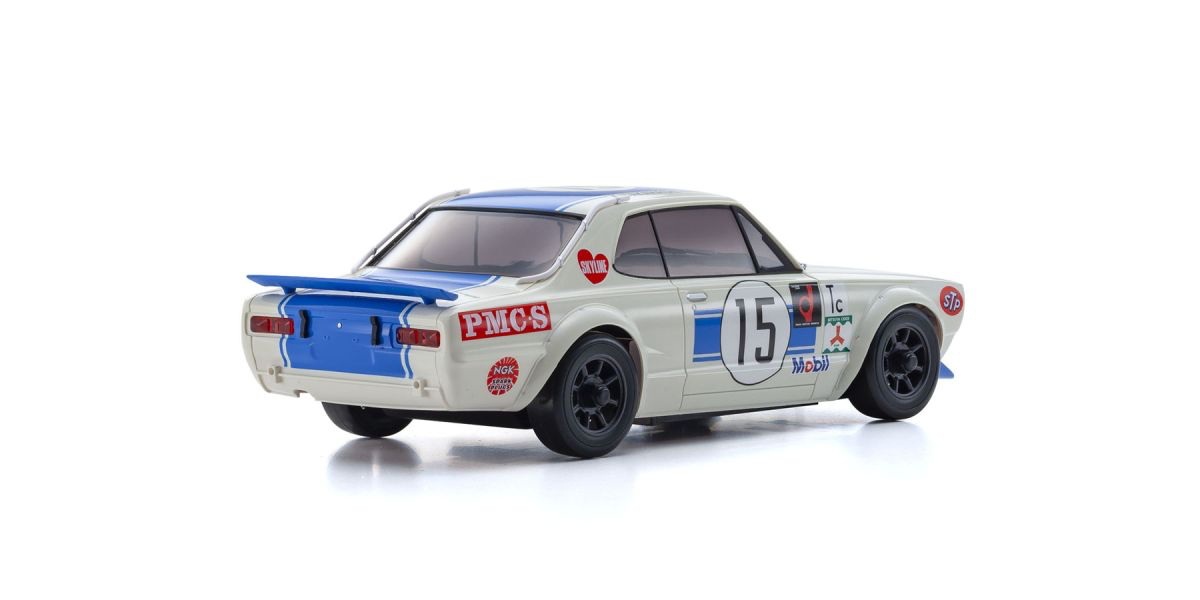 KYOSHO MINI-Z AWD NISSAN SKYLINE 2000GT-R (KPGC10) Racing 1972 #15 32643BL ศูนย์ไทย