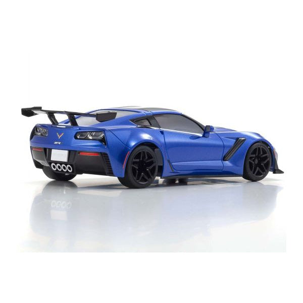 Kyosho MINI-Z RWD Series Ready Set Chevrolet Corvette ZR1 Elkhart Lake Blue Metallic (with LED) 32334BL ศูนย์ไทย
