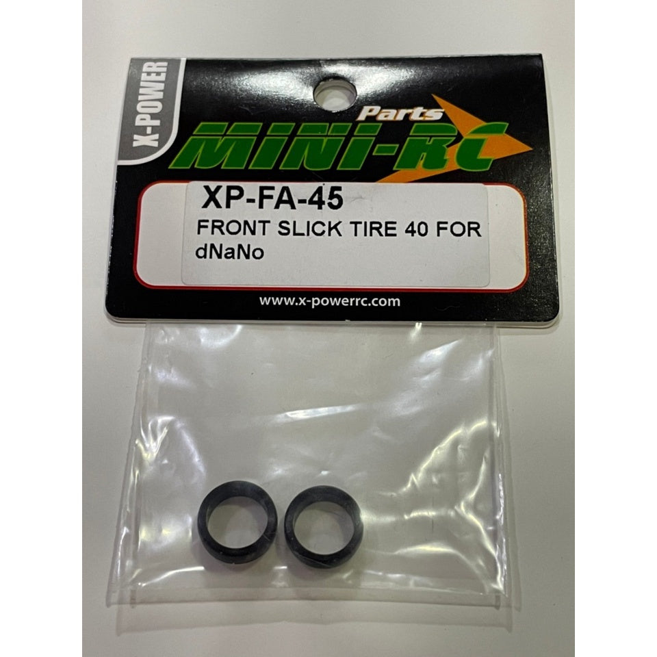 X-POWER XP-FA-45 Front slick tire 40 for dNaNo