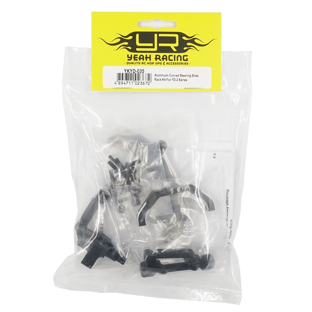 Yeah racing YKYD-035 ALUMINUM CURVED STEERING SLIDE RACK KIT FOR YOKOMO YD-2 SERIES