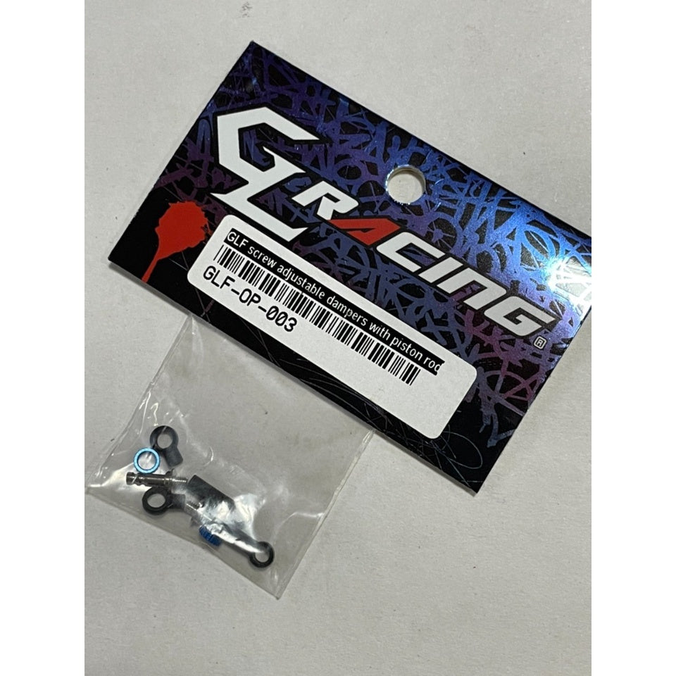 GL Racing GLF-OP-003 GLF screw adjustable dampers with piston rod