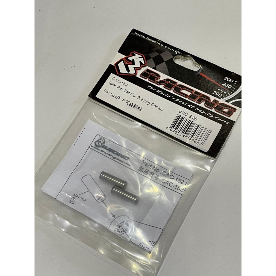 3 Racing CAC-152 IDLER PIN SET FOR 3RACING CACTUS