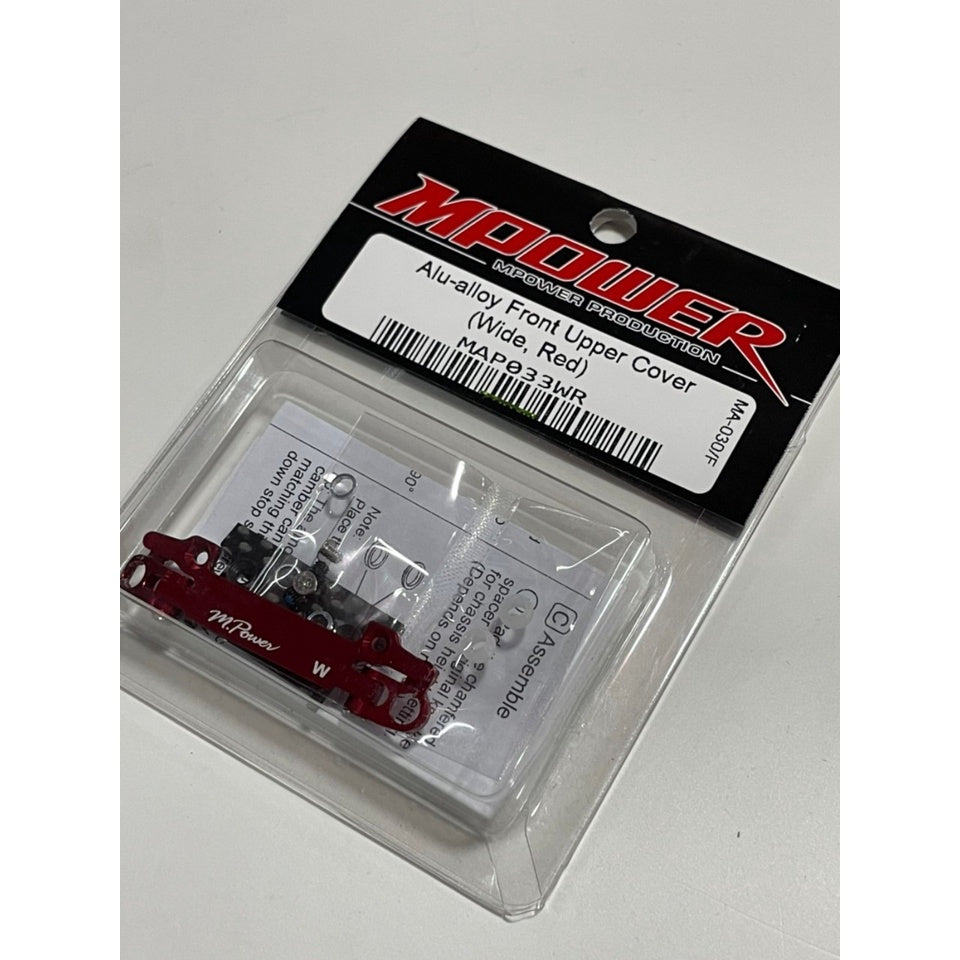 Mpower MAP033WR Alu-alloy Front Lower Wishbone Set (MA-030/F, Wide, Red)