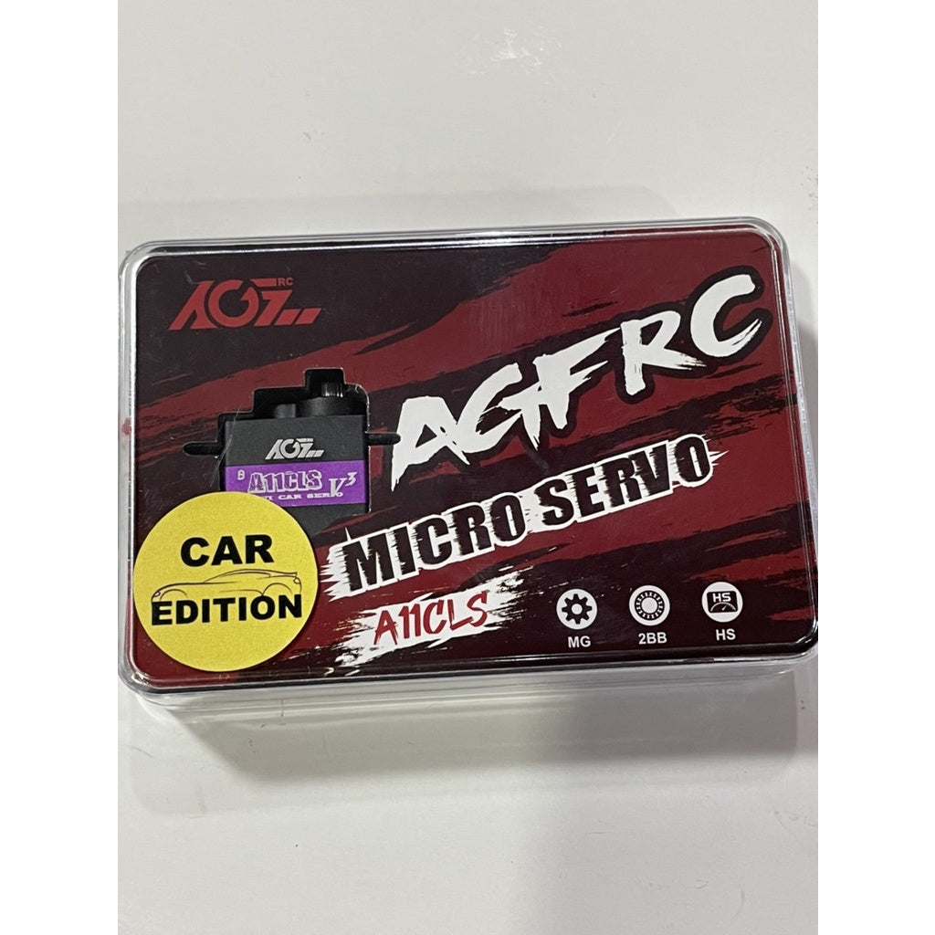 AGFRC A11CLS V3 Programmable 9g Upgrade Metal Case 0.050sec High Speed High Torque Digital 1.4KG Servo For Mini Z RC