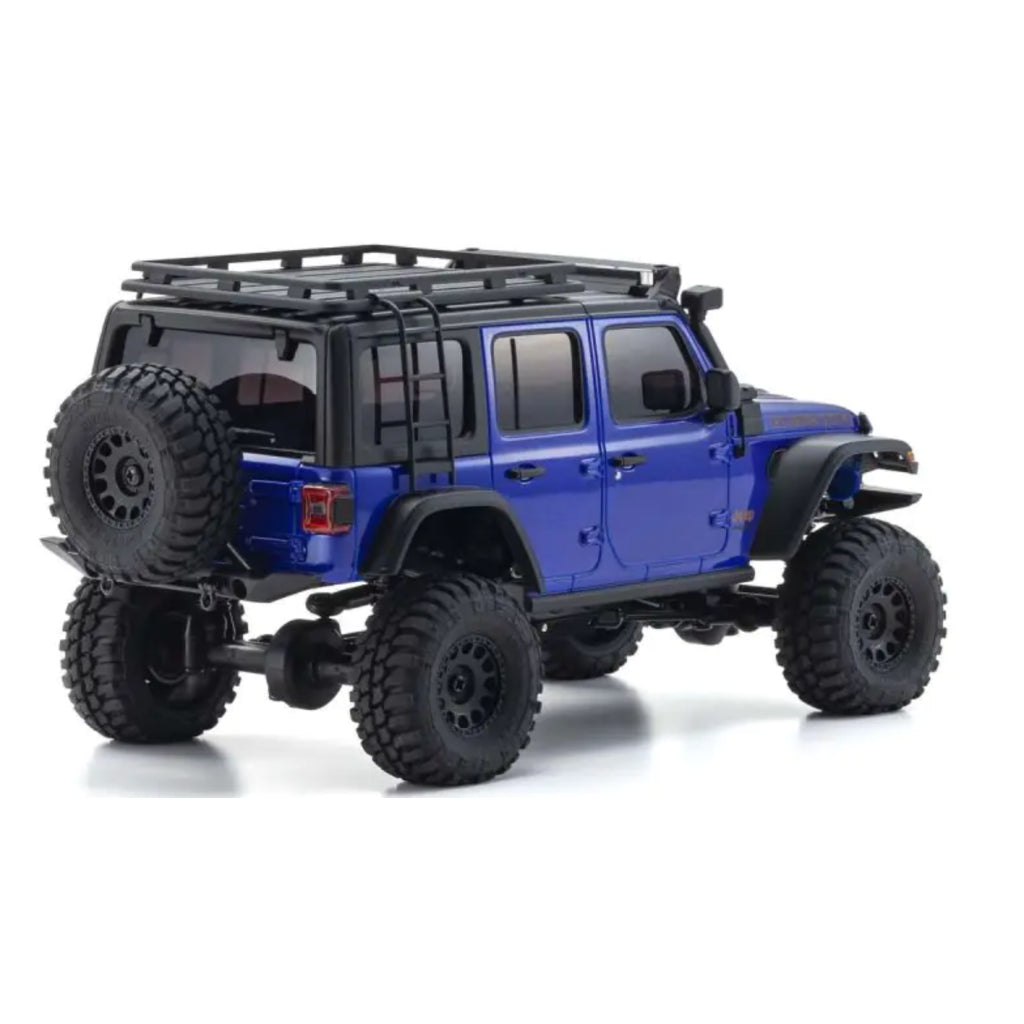 KYOSHO MINI-Z 4x4 readyset JeepⓇ Wrangler Unlimited Rubicon with Accessory parts Ocean Blue Metallic 32528MB ศูนย์ไทย