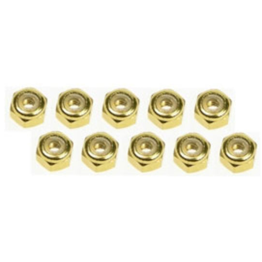 3Racing 3mm Aluminum Lock Nuts (10 Pcs) 3RAC-N30