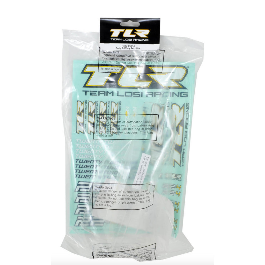 TLR Body & Wing Set : 22-4 TLR230004