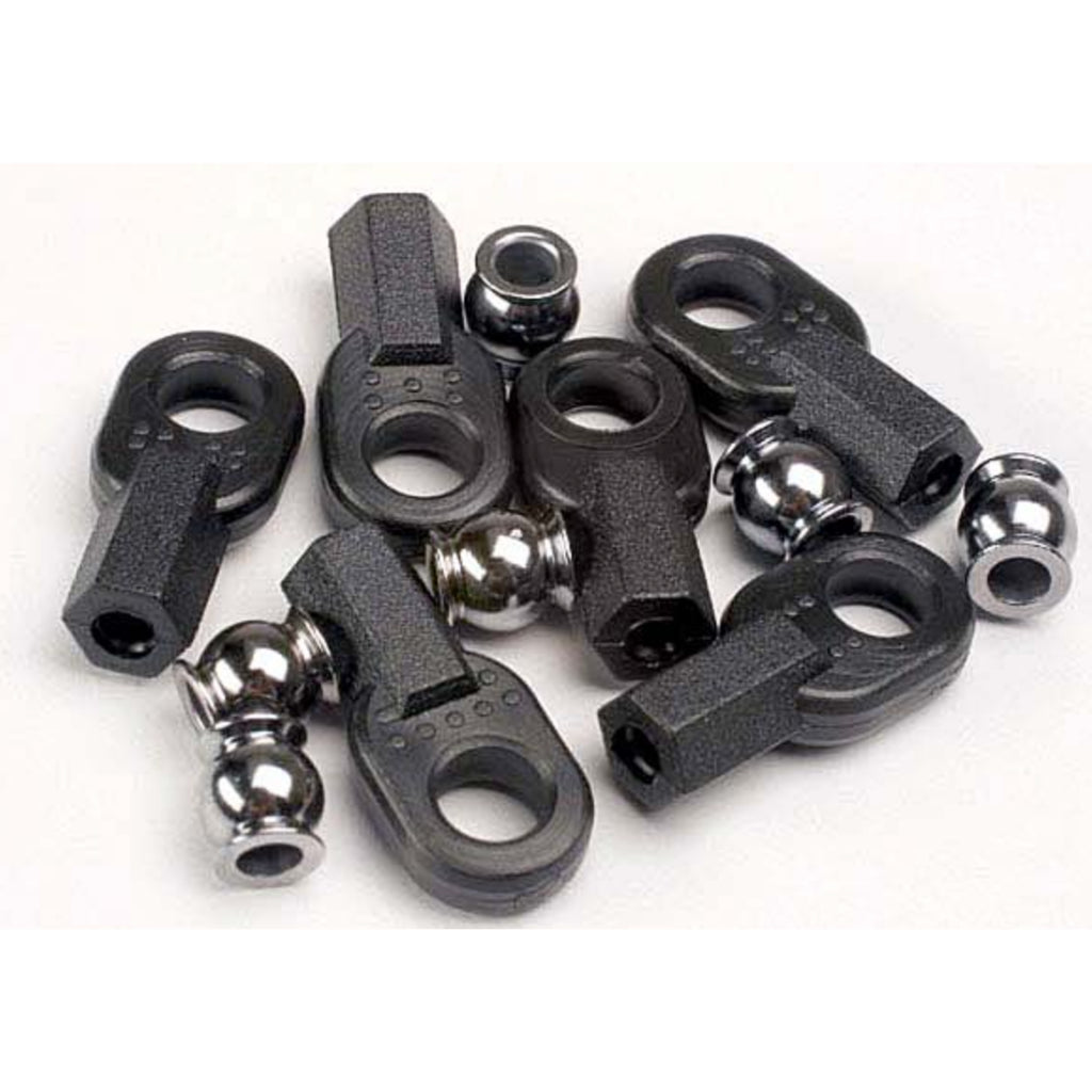 TRAXXAS Rod ends (long) (6)/ hollow ball connectors (6) 2742X