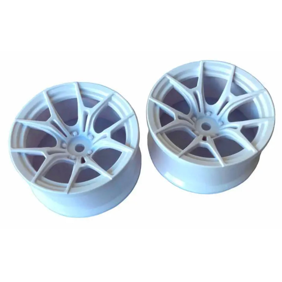 Topline FX SPORT Wheel offset6 White 27mm width & 3mm hub (4pcs) TDW-0614WH