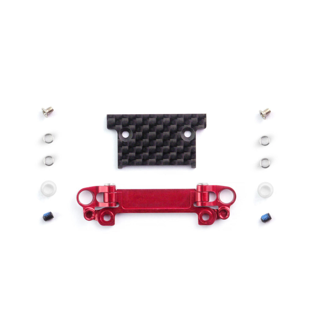 Mpower Alum. alloy Front Lower Wishbone Set (MA-030/F, Narrow, Red) MAP053NR