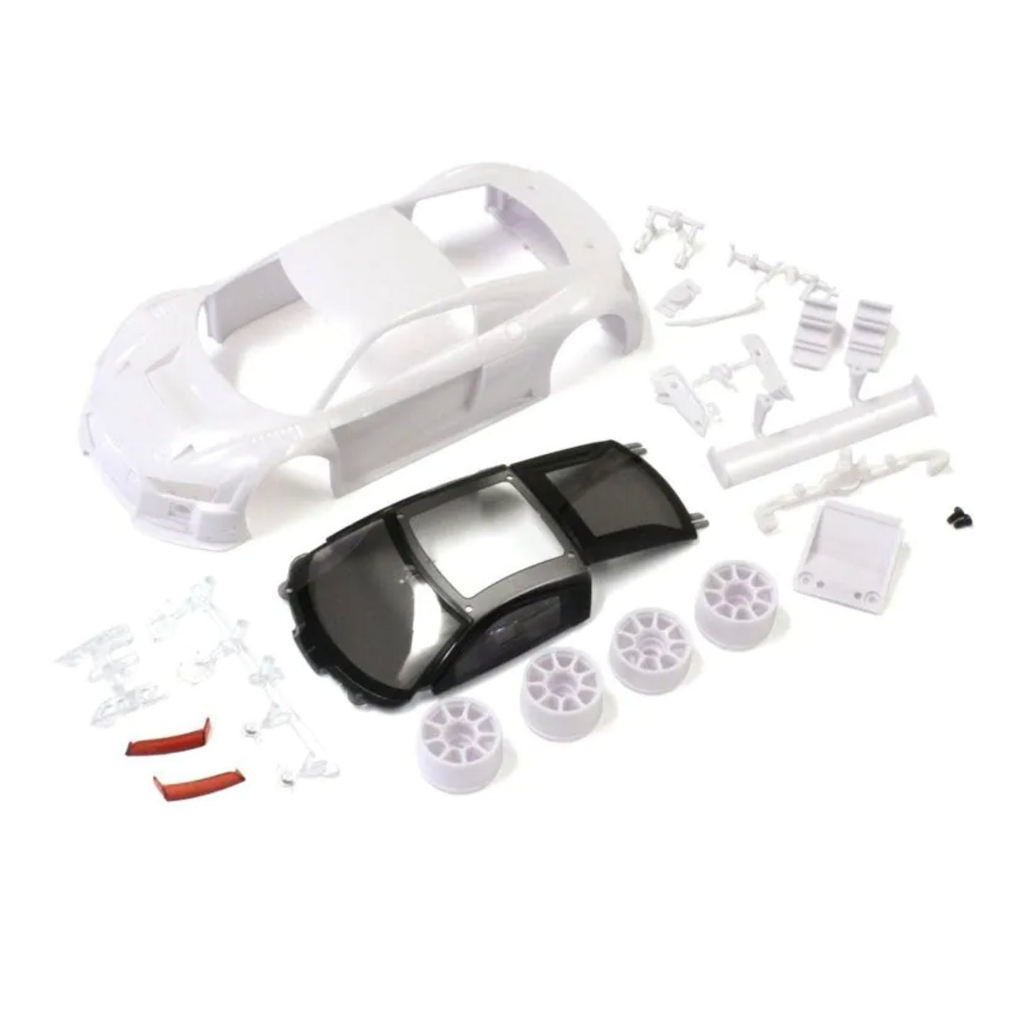KYOSHO Audi R8 LMS 2015 White body set(w/Wheels) MZN189