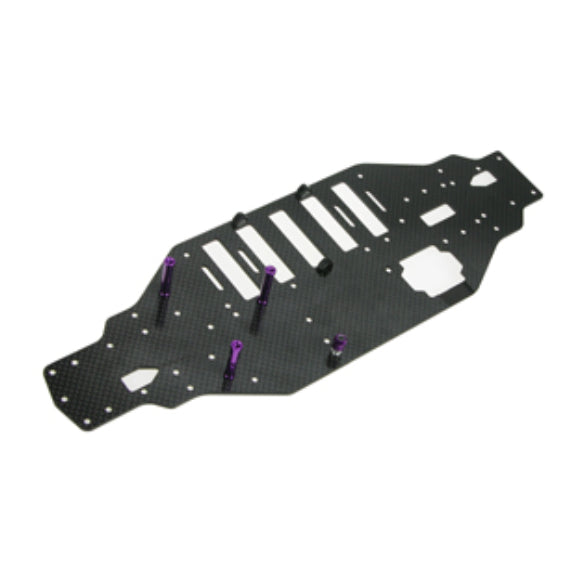 3Racing Graphite Main Chassis ( 5 Cells Version) For Hot Bodies Cyclone CY-36/WO