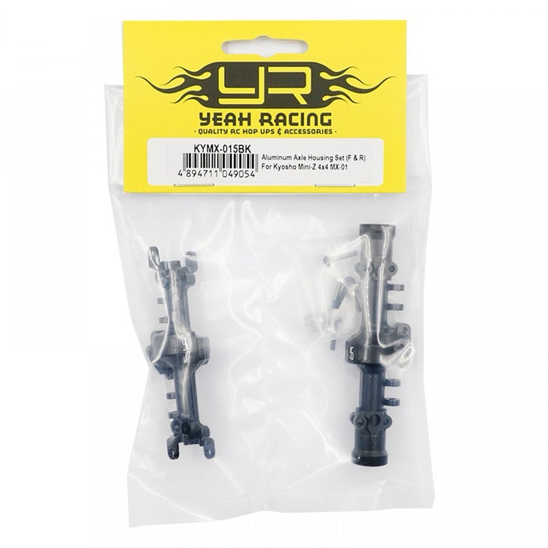 Yeah Racing ALUMINUM AXLE HOUSING SET (F & R) FOR KYOSHO MINI-Z 4X4 MX-01 KYMX-015BK